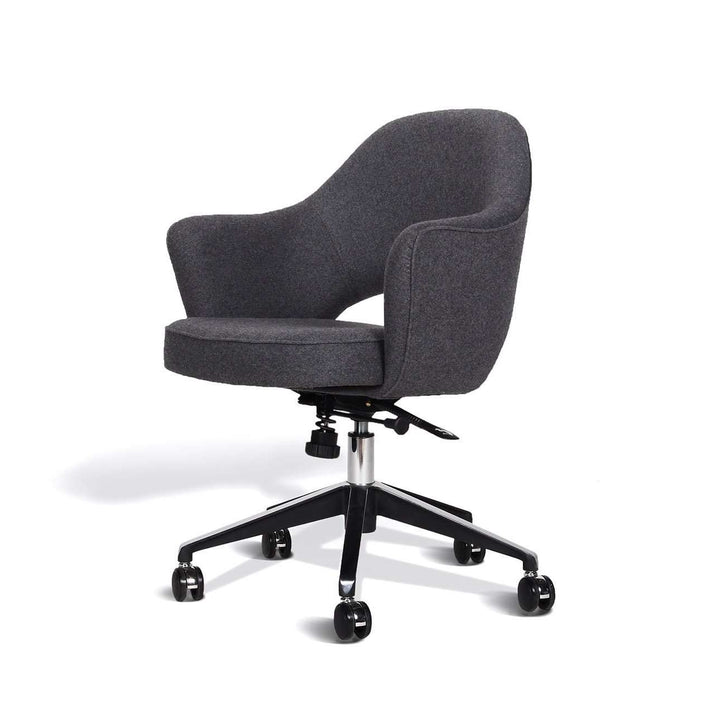 Saarinen Executive Armchair with Casters-France & Son-FB0004GREY-Task Chairs-1-France and Son