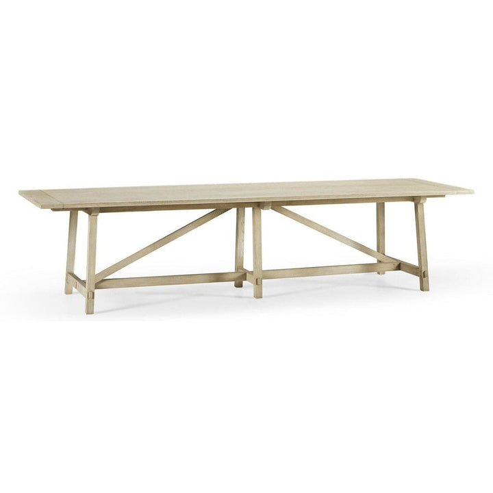 Sidereal French Laundry Dining Table-Jonathan Charles-JCHARLES-003-2-A60-STO-Dining Tables-1-France and Son