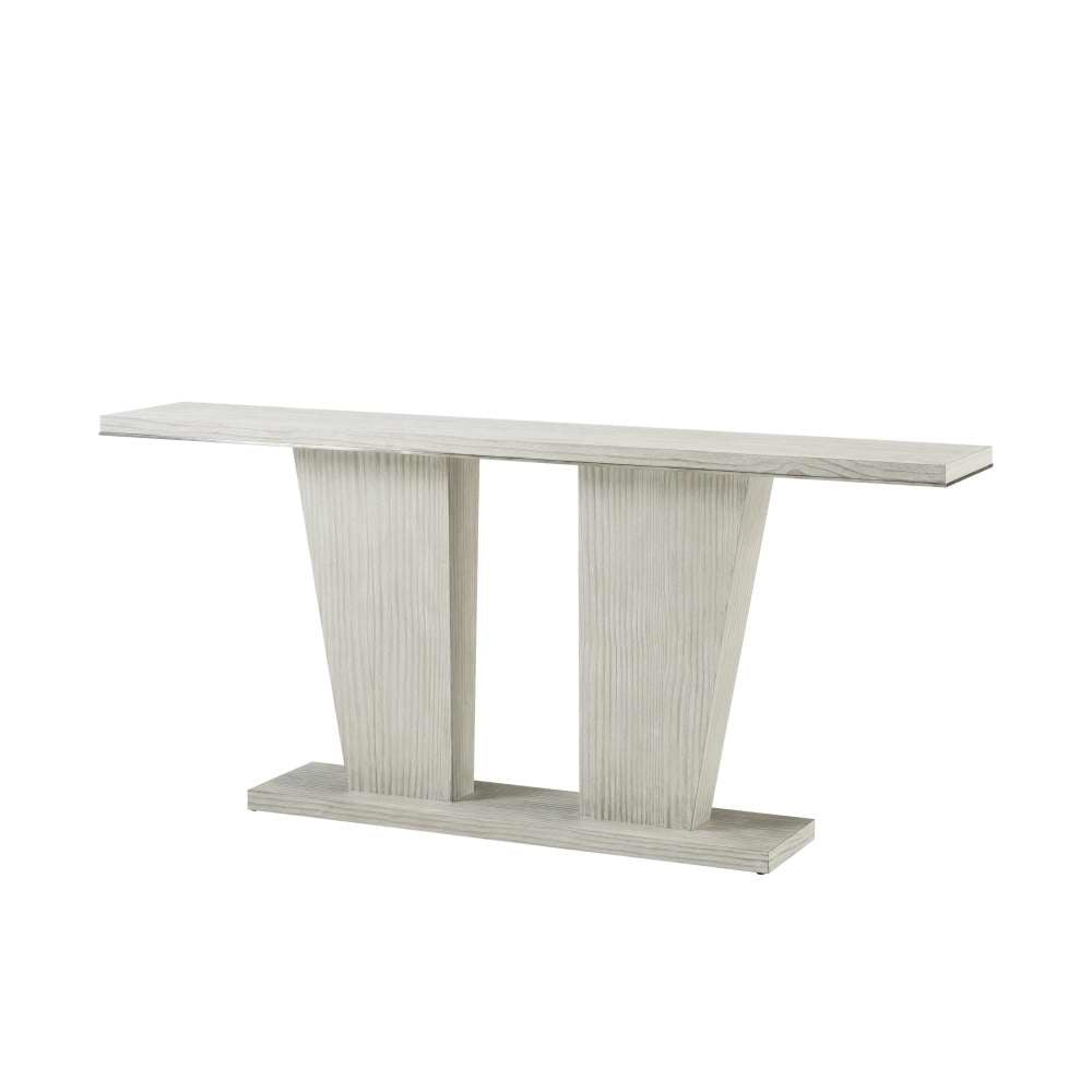 Breeze Double Pedestal Console-Theodore Alexander-THEO-TA53041-Console Tables-1-France and Son
