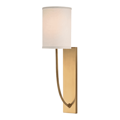 Colton 1 Light Wall Sconce-Hudson Valley-HVL-731-AGB-Wall LightingAged Brass-1-France and Son