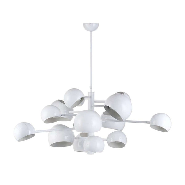 Kopra Burst Chandelier - White