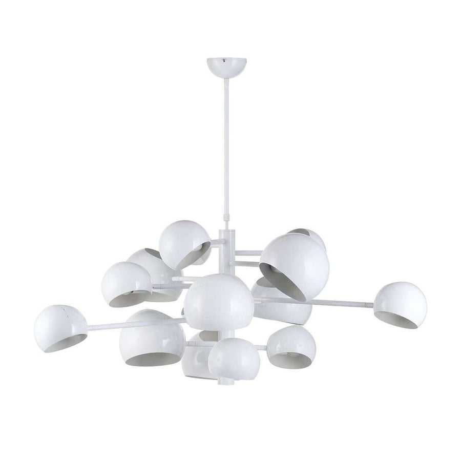 Kopra Burst Chandelier - White