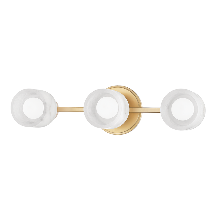 Centerport - 3 Light Bath Bracket-Hudson Valley-HVL-4203-AGB-Bathroom LightingAged Brass-1-France and Son