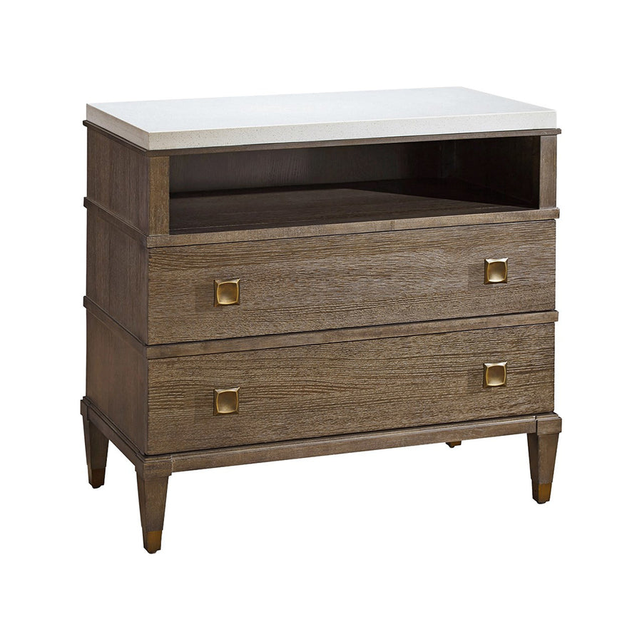 Playlist Collection - Two Drawer Nightstand-Universal Furniture-UNIV-507351-NightstandsBrown Eyed Girl-1-France and Son