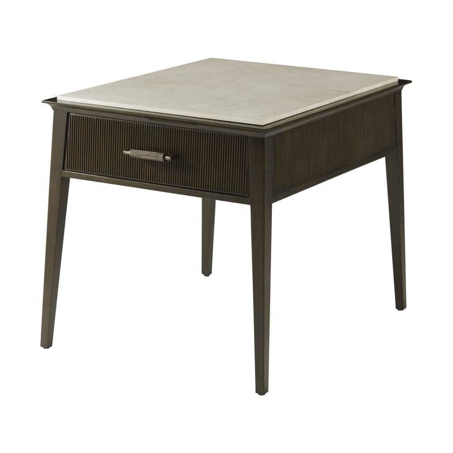 Lido Drawer Side Table-Theodore Alexander-THEO-TA50099.C305-Side Tables-1-France and Son