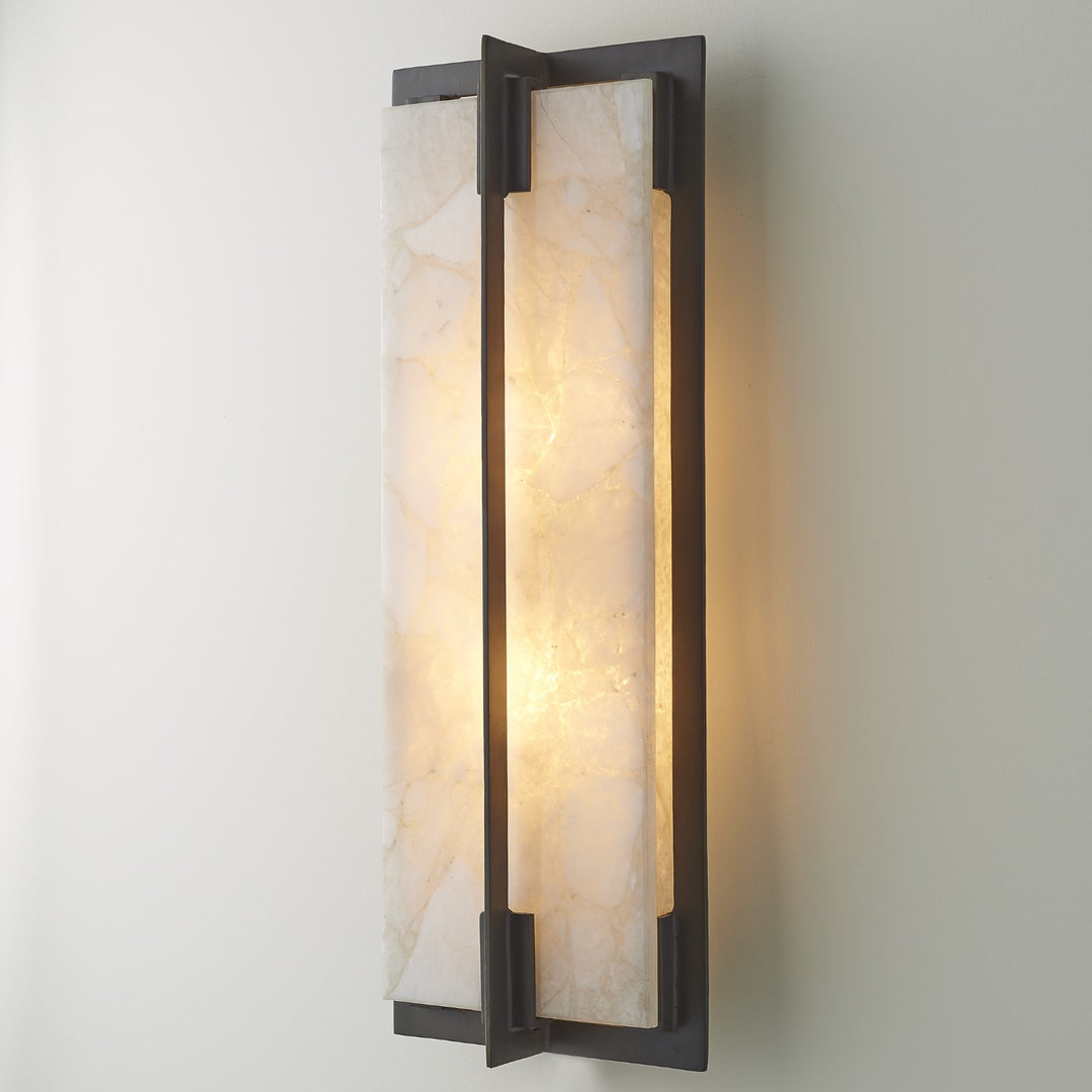 Quartz Sconce-Global Views-GVSA-7.90824-HW-Outdoor Wall SconcesStyle 2/ Hardwired-3-France and Son