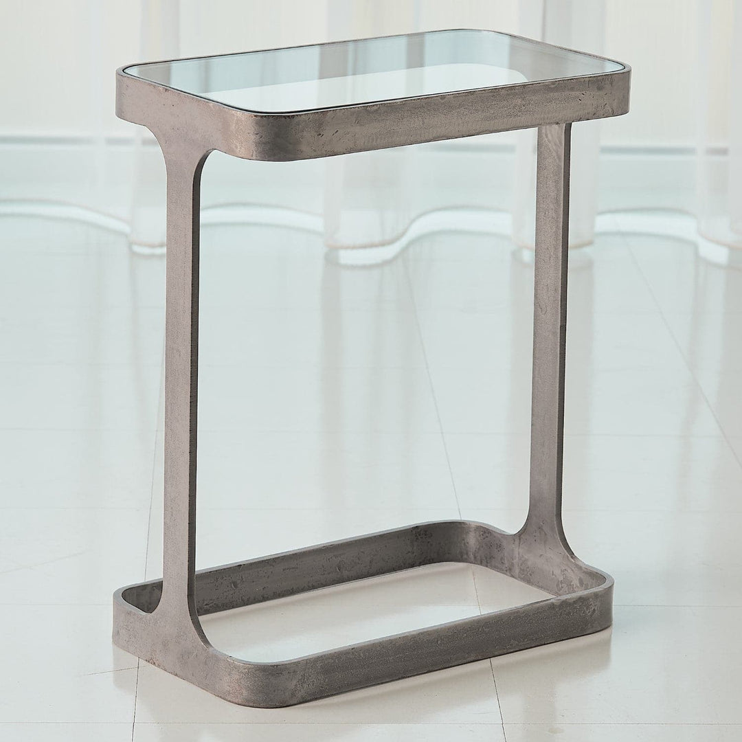 Saddle Table-Global Views-GVSA-7.90866-Side TablesNatural Iron-1-France and Son