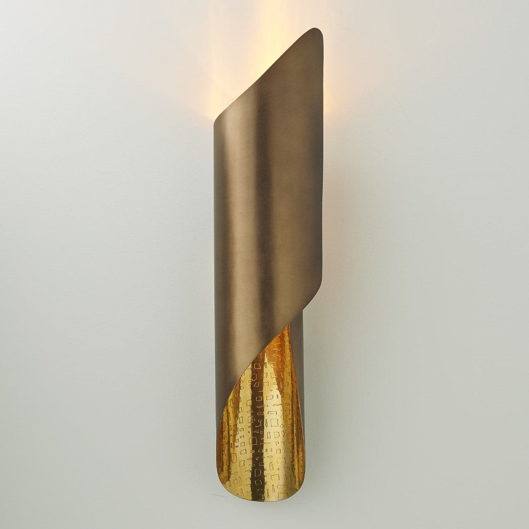 Curl Wall Sconce - HW-Global Views-GVSA-7.90947-HW-Wall LightingAntique Brass-2-France and Son