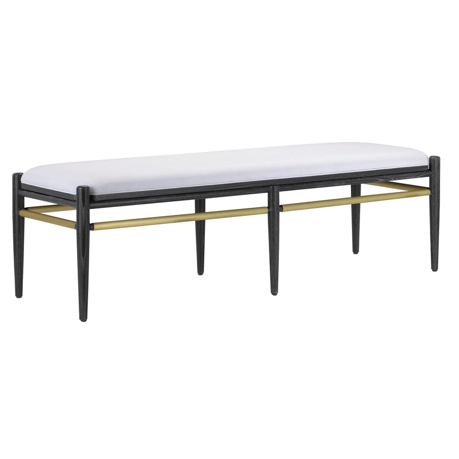 Visby Muslin Black Bench-Currey-CURY-7000-0311-Benches-1-France and Son