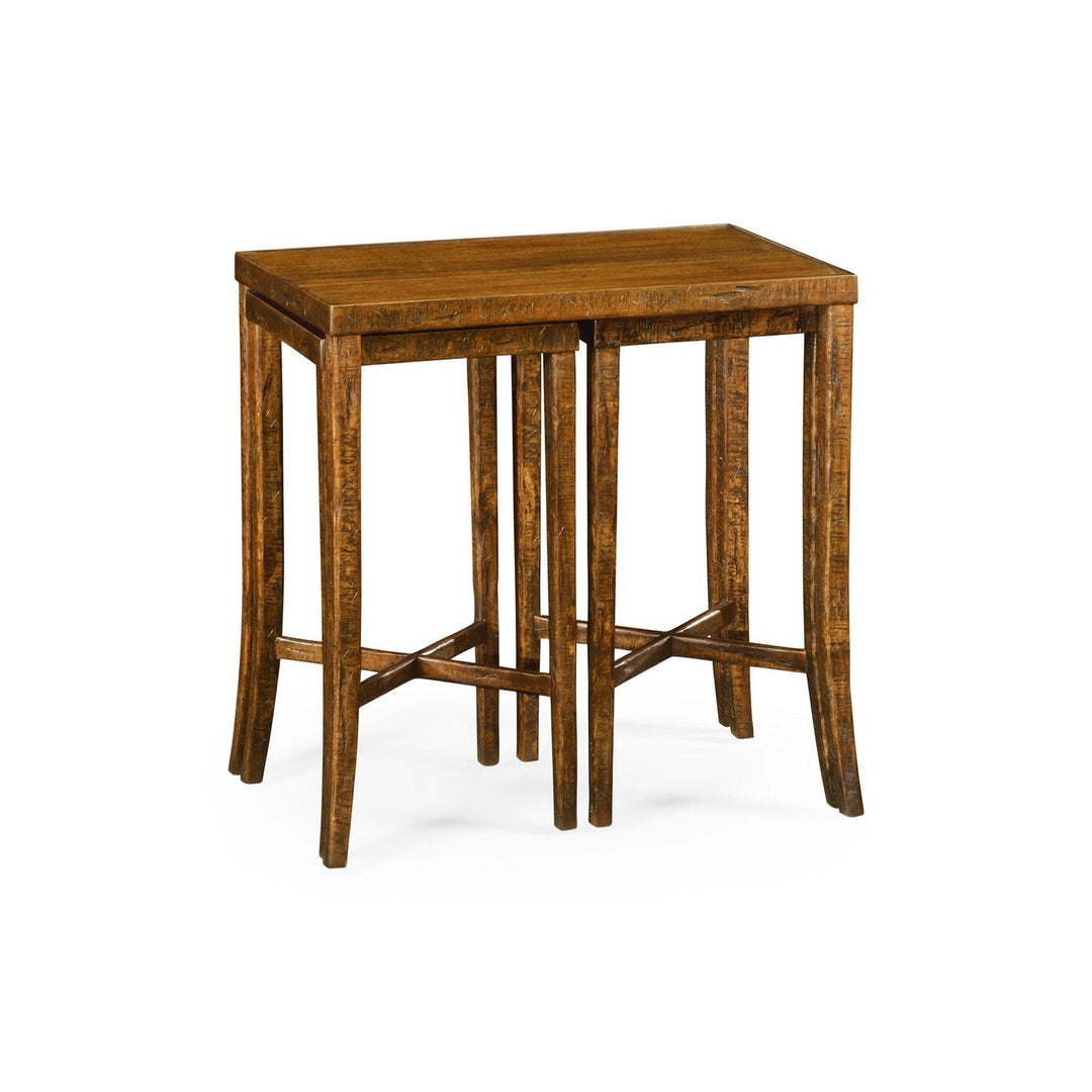 Nesting Cocktail Tables-Jonathan Charles-JCHARLES-491040-CFW-Coffee TablesCountry Walnut-6-France and Son