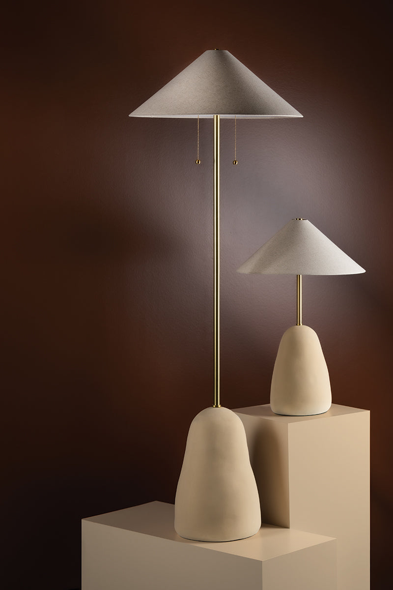 Maia 2 Light Table Lamp-Mitzi-HVL-HL692201-AGB/CBG-Table Lamps-2-France and Son