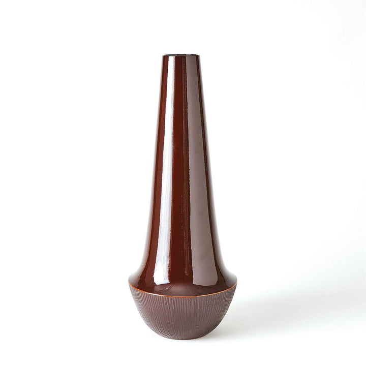 Striped Flair Collection-Global Views-GVSA-1.10861-DecorGarnet-Striped Flair Vase/ Large-8-France and Son