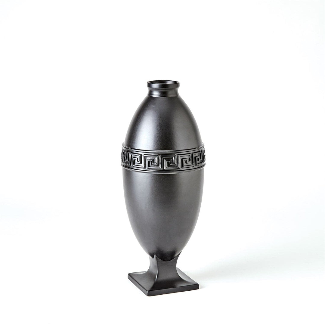 Greek Key Collection-Global Views-GVSA-1.10881-VasesBlack-Small-Vase-7-France and Son