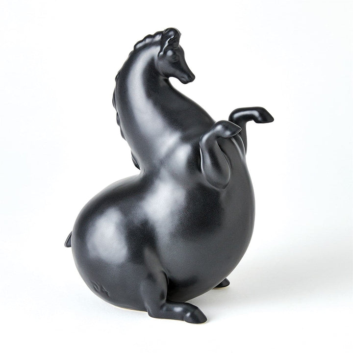 Horse Collection-Global Views-GVSA-1.10913-Decorative ObjectsMatte Black-Andalusian Horse-8-France and Son