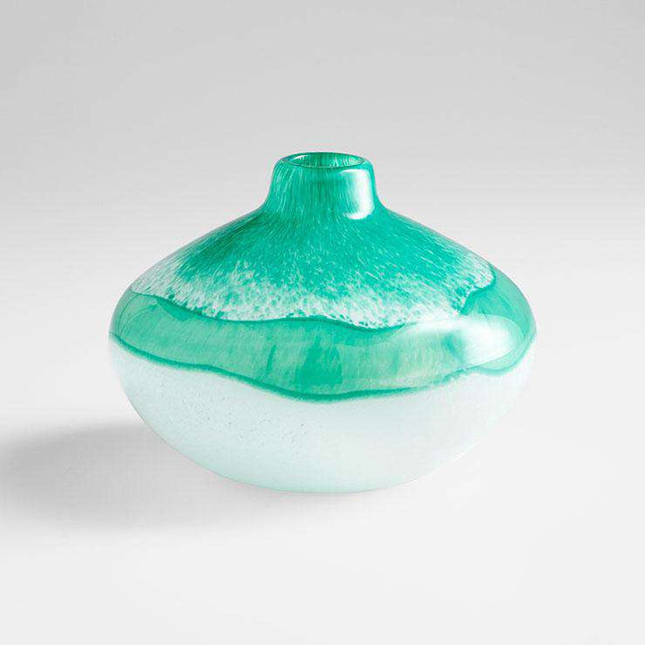 Iced Marble Vase-Cyan Design-CYAN-09519-DecorSmall Iced Marble Vase-4-France and Son