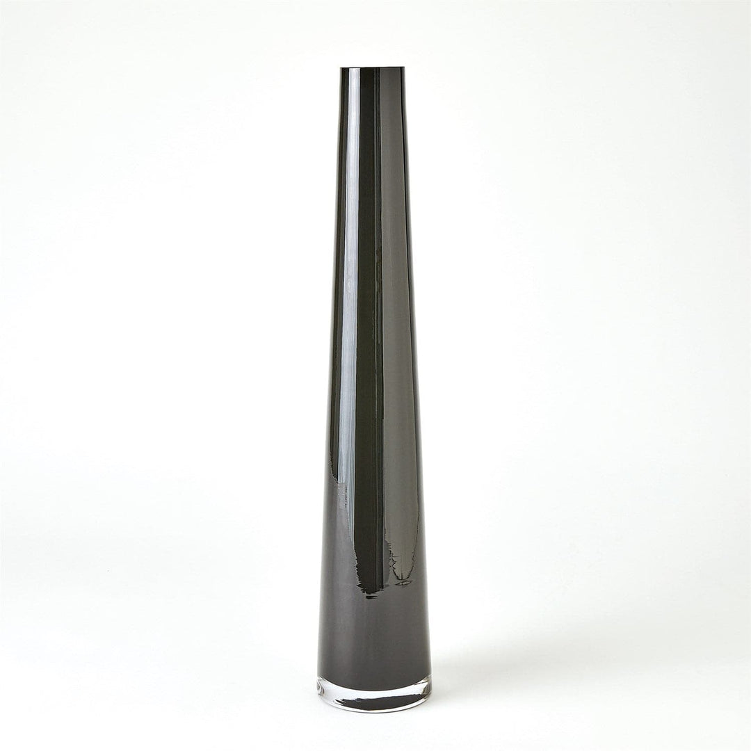 Glass Tower Vase-Lg-Global Views-GVSA-6.60612-VasesBlack-3-France and Son