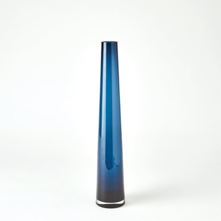 Glass Tower Vase-Global Views-GVSA-6.60615-VasesBlue-Small-3-France and Son