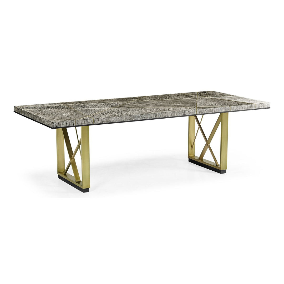 Geometric Dining Table-Jonathan Charles-JCHARLES-500290-96L-DFO-Dining Tables96"-6-France and Son