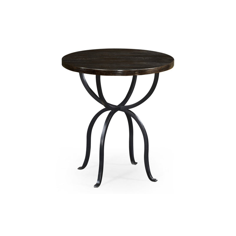 Round Side Table-Jonathan Charles-JCHARLES-491072-CFW-Side TablesCountry Walnut-12-France and Son
