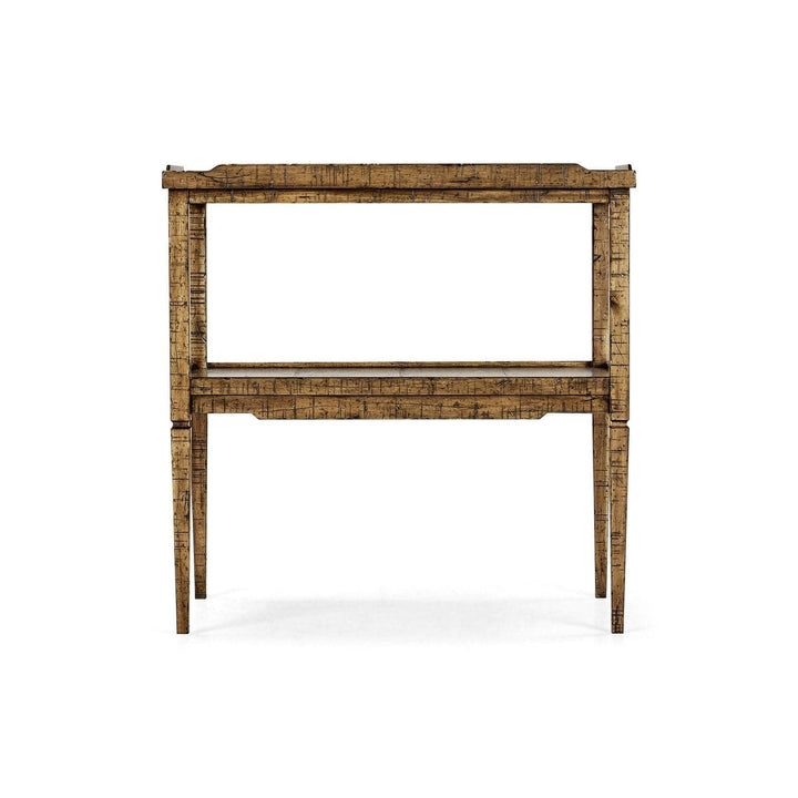 Casual Rectangular Side Table-Jonathan Charles-JCHARLES-491020-CFW-Side TablesCountry Walnut-17-France and Son