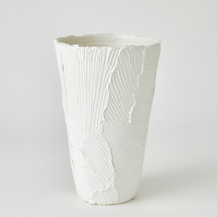 Chip Vase-Matte White-Tall-Global Views-GVSA-7.30221-Vases-1-France and Son