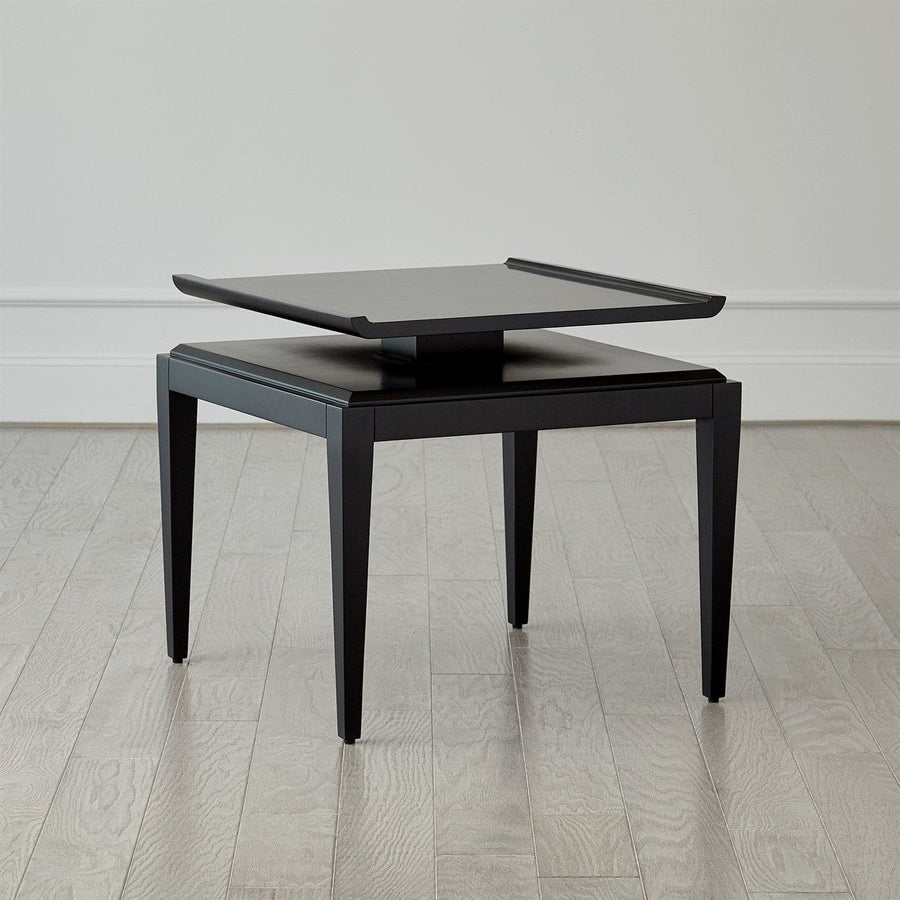 Poise Side Table - Black Satin-Global Views-GVSA-2.20005-Side Tables-1-France and Son
