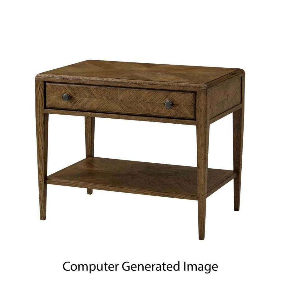 Nova Drawer Side Table II-Theodore Alexander-THEO-TAS50081.C254-Side Tables-1-France and Son