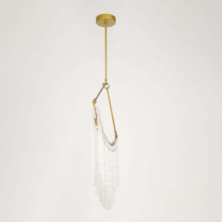Draped Glass Chandelier-Global Views-GVSA-8.83045-Chandeliers-2-France and Son
