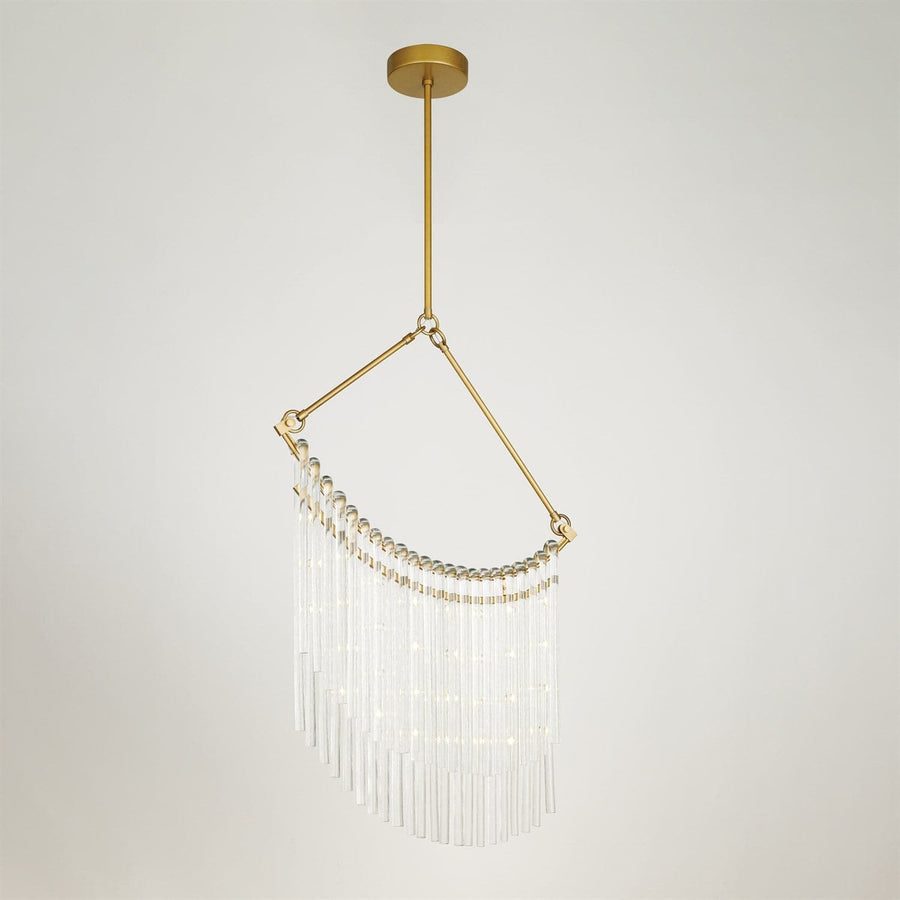 Draped Glass Chandelier-Global Views-GVSA-8.83045-Chandeliers-1-France and Son