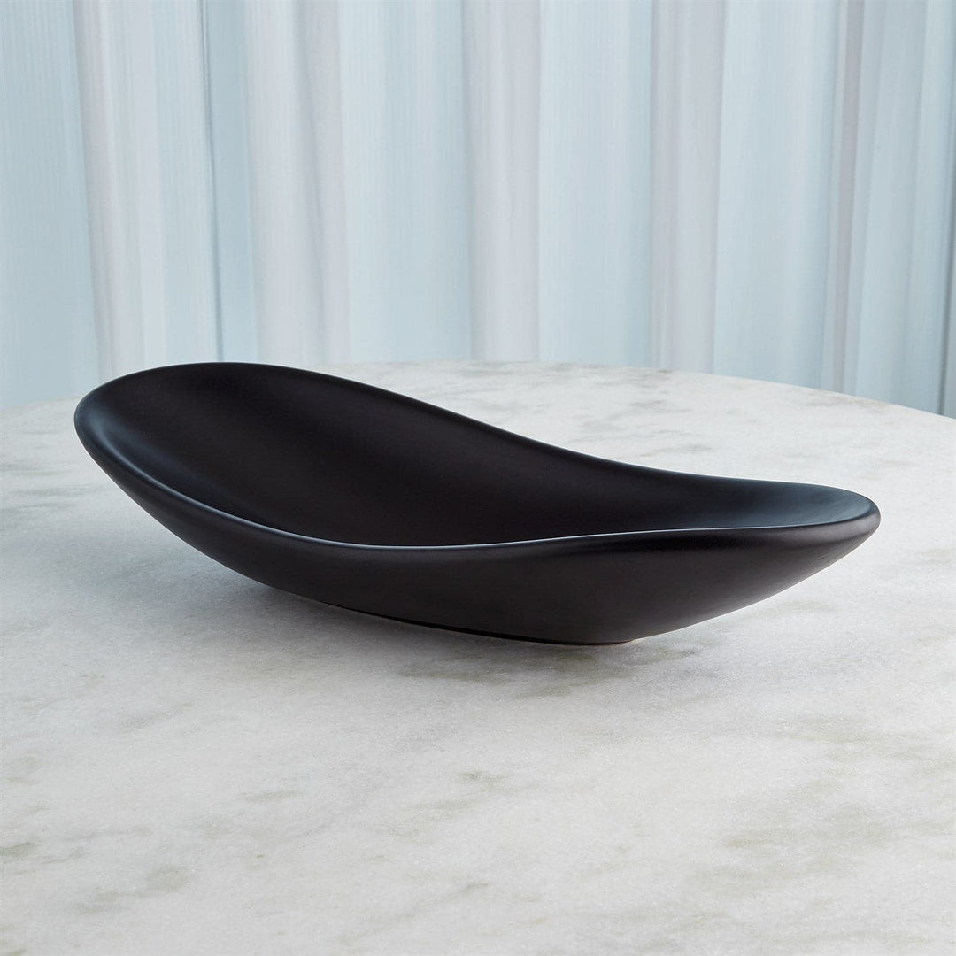 Oblong Platter Bowl-Global Views-GVSA-1.10908-Decorative ObjectsMatte White-5-France and Son