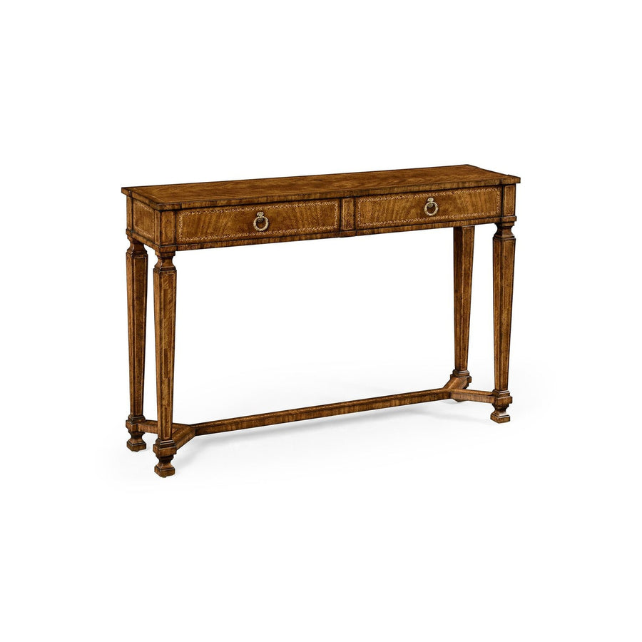 Empire Two Drawers Console-Jonathan Charles-JCHARLES-494846-MAH-Console TablesMahogany-1-France and Son
