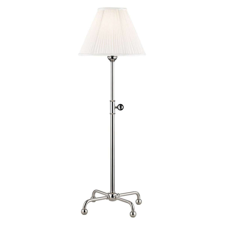 Classic No.1 1 Light Table Lamp-Hudson Valley-HVL-MDSL107-AGB-Table LampsGold-3-France and Son
