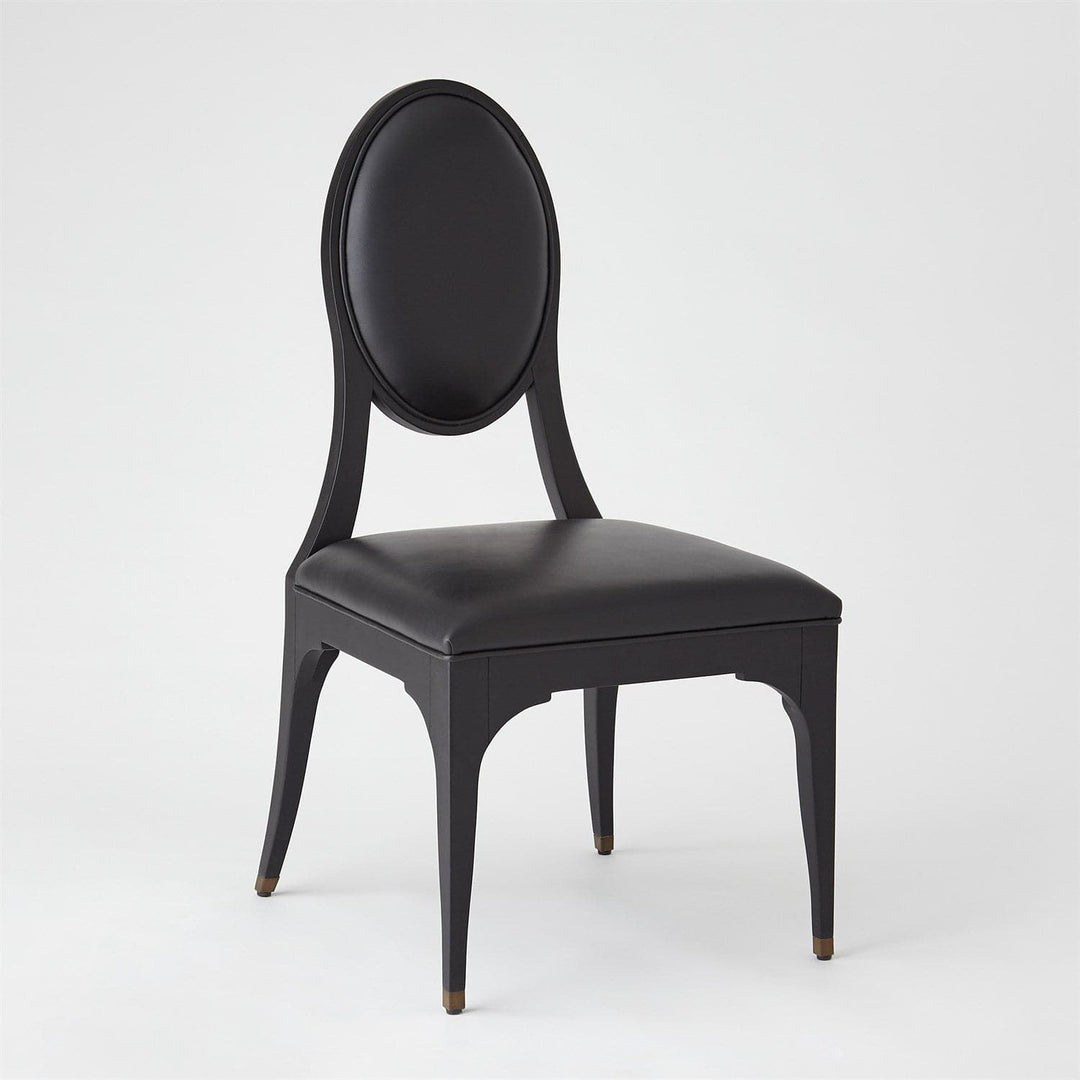 Harlow Chair-Global Views-GVSA-2728-Dining ChairsBlack w/Black Leather-2-France and Son