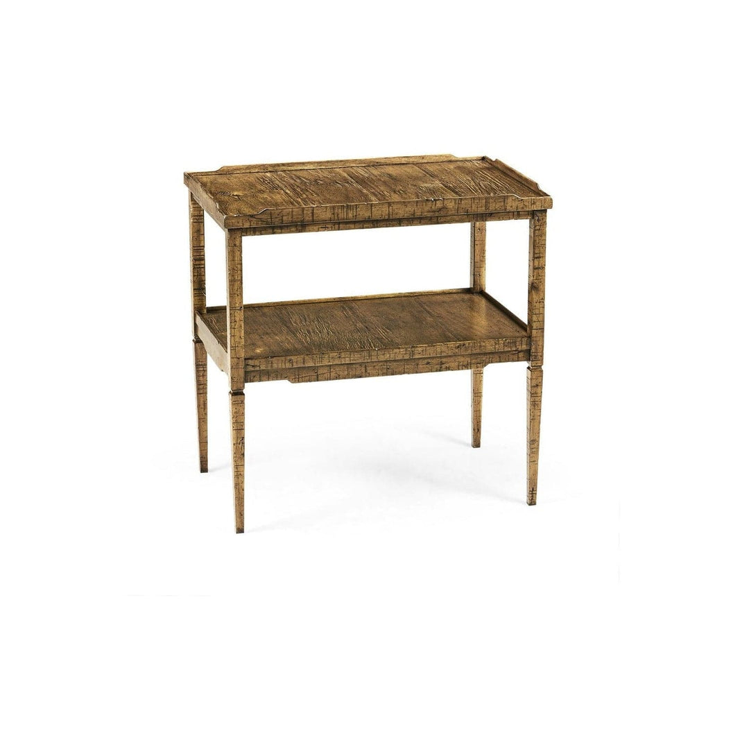 Casual Rectangular Side Table-Jonathan Charles-JCHARLES-491020-DTM-Side TablesMedium Driftwood-16-France and Son