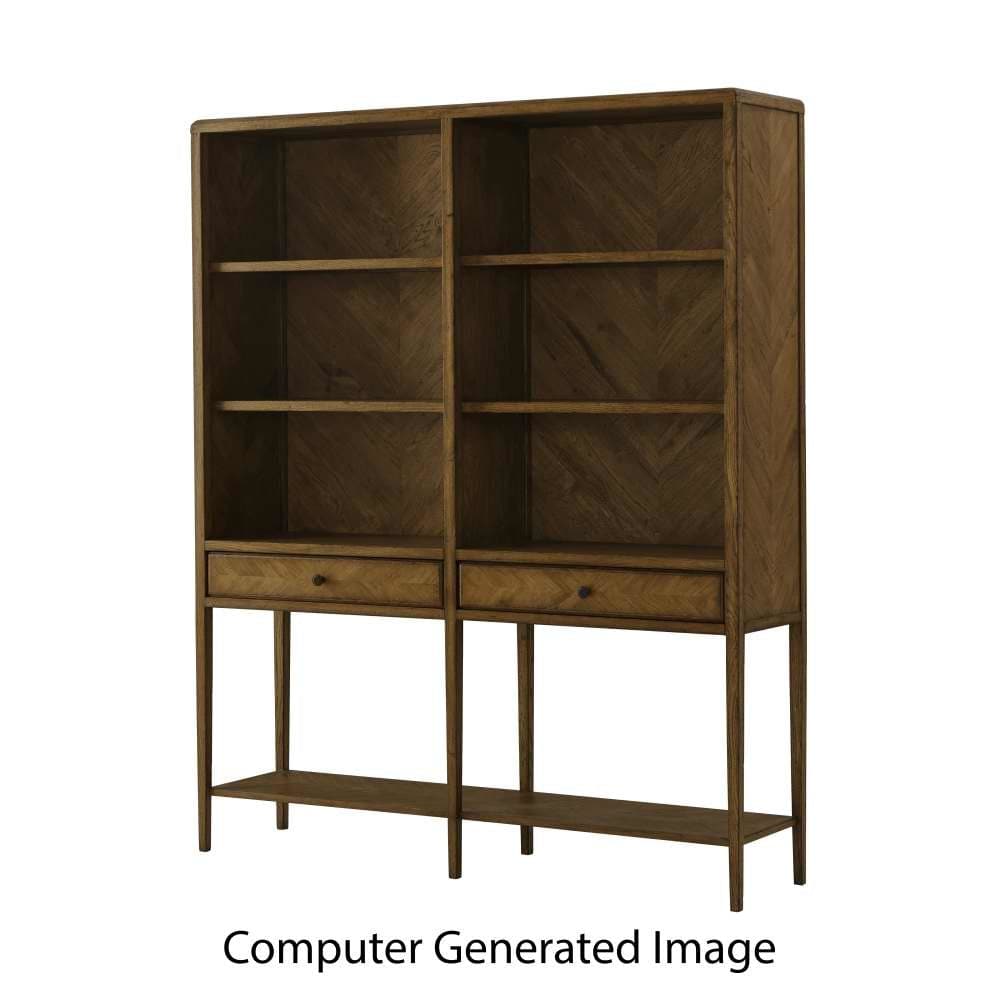 Nova Bookcase-Theodore Alexander-THEO-TAS63012.C254-Bookcases & CabinetsDark Brown-2-France and Son