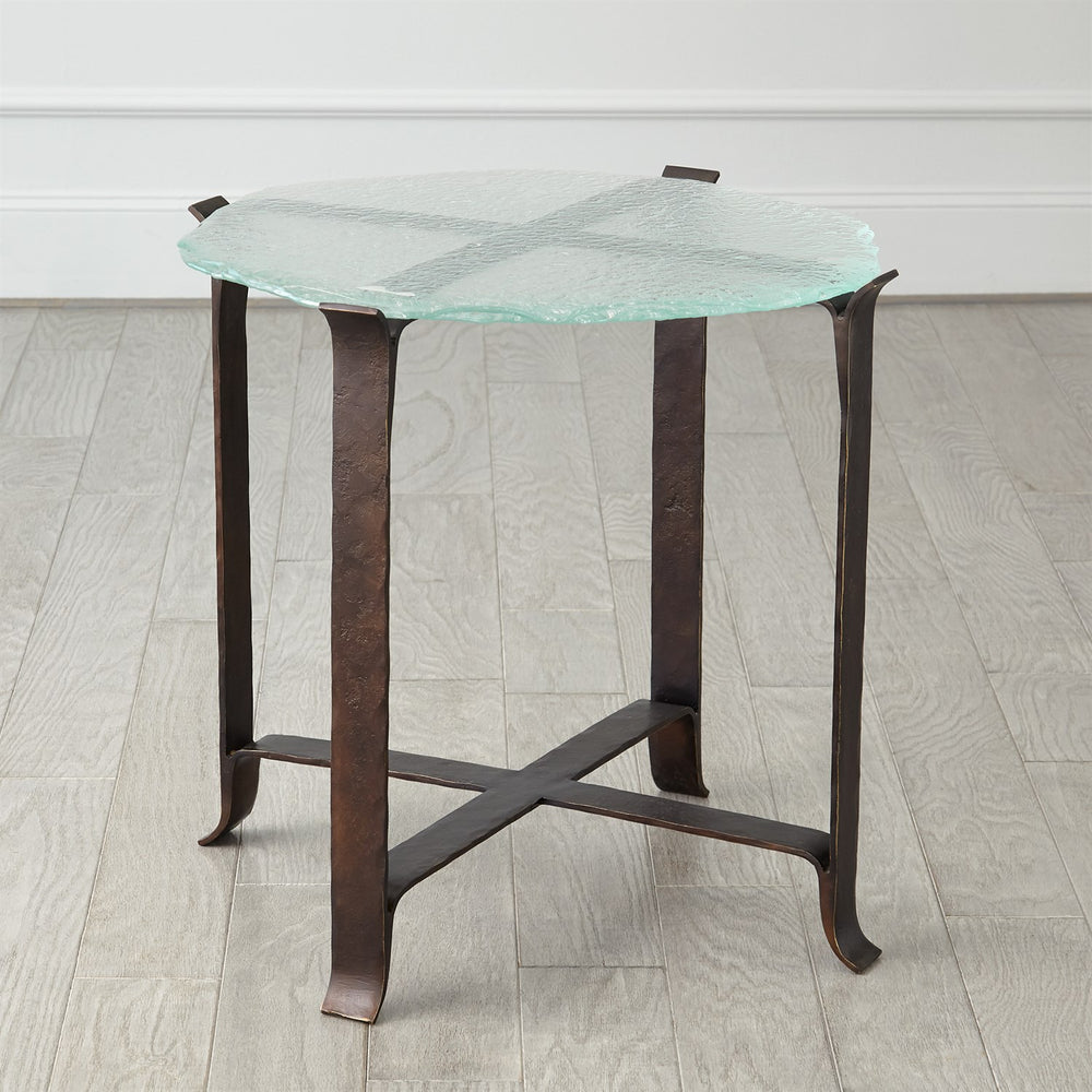 Melting Glass Side Table-Global Views-GVSA-9.93854-Side Tables-2-France and Son