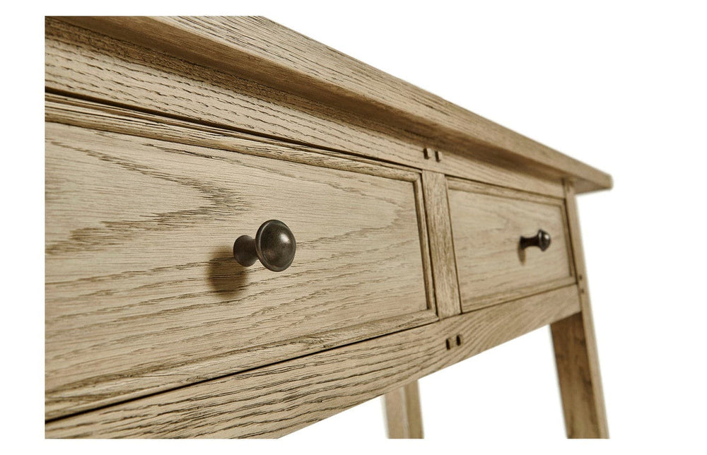 Inclination Rustic French Console-Jonathan Charles-JCHARLES-003-3-AT0-BLC-Console Tables-2-France and Son