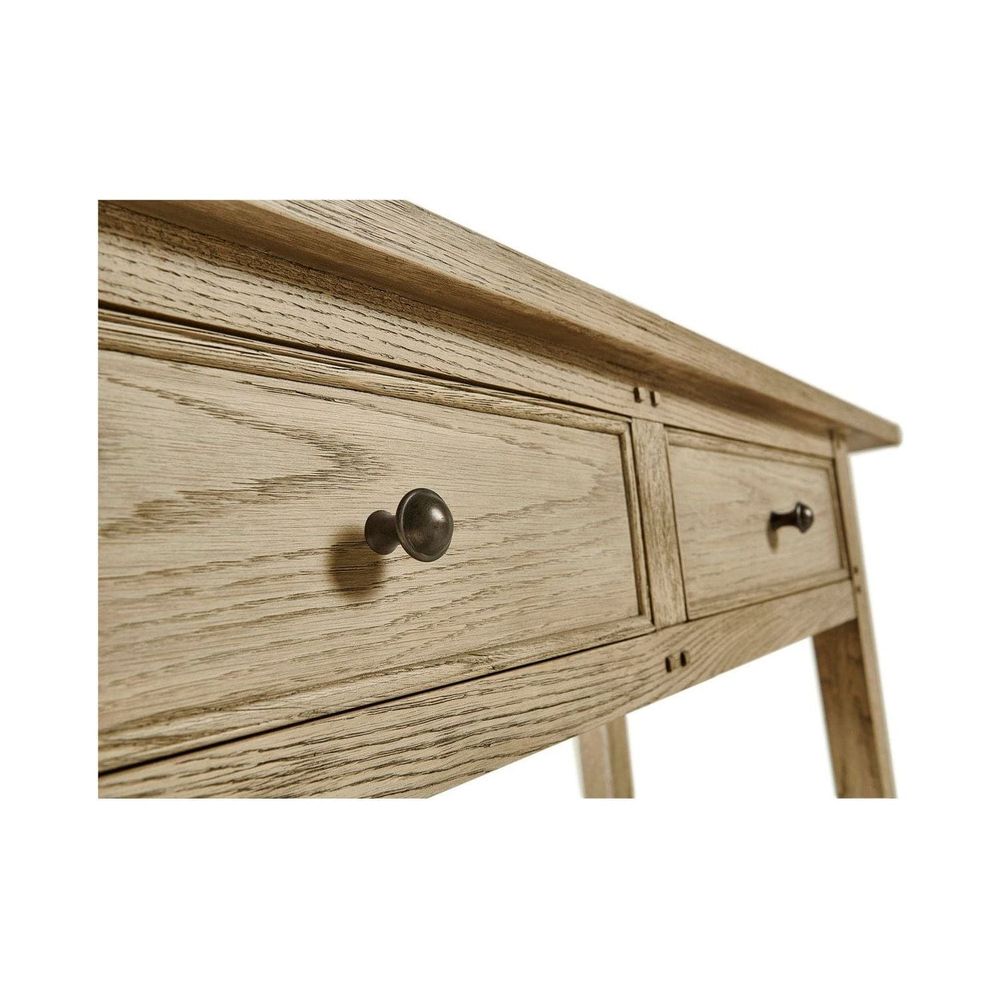 Inclination Rustic French Console-Jonathan Charles-JCHARLES-003-3-AT0-BLC-Console Tables-2-France and Son