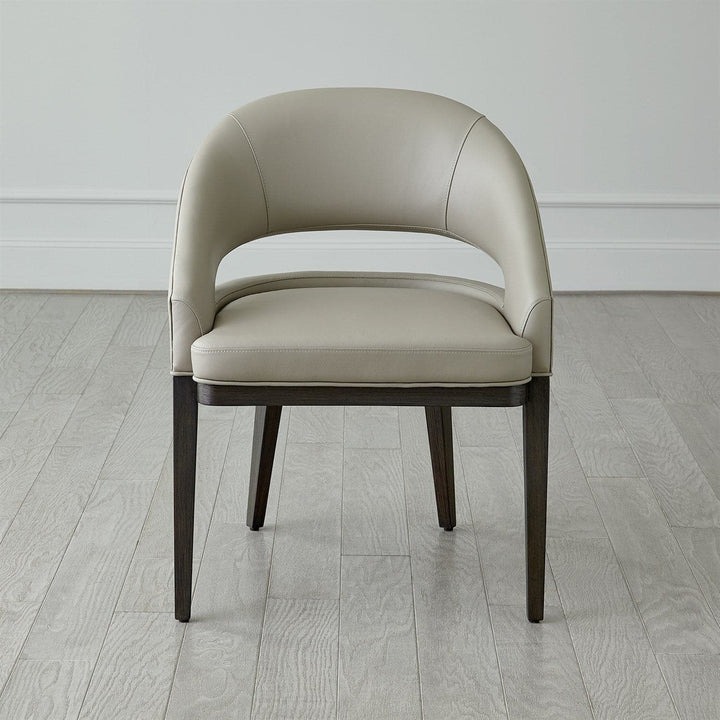 Alcott Dining Chair - Grey Leather-Global Views-GVSA-7.20260-Dining Chairs-1-France and Son