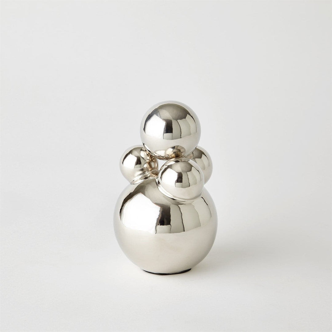 Bubble Orb Holder-Global Views-GVSA-8.83070-Decorative ObjectsNickel Sphere-Small-7-France and Son