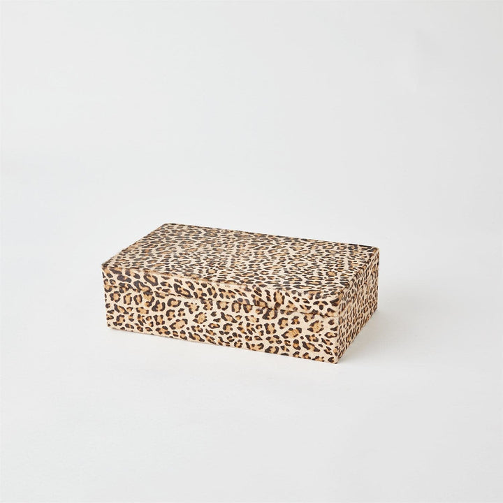 Cheetah Hair-on-Hide Box-Global Views-GVSA-9.93845-Baskets & BoxesSmall-4-France and Son