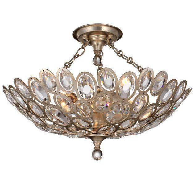 Sterling Distressed Twilight Ceiling Mount-Crystorama Lighting Company-CRYSTO-7584-DT_CEILING-Flush Mounts3Lt-1-France and Son