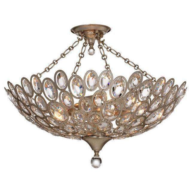 Sterling Distressed Twilight Ceiling Mount-Crystorama Lighting Company-CRYSTO-7584-DT_CEILING-Flush Mounts3Lt-2-France and Son