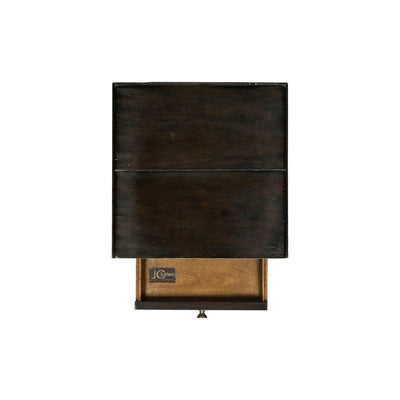 Casual Square Lamp Table-Jonathan Charles-JCHARLES-491023-CFW-Side TablesCountry Walnut-25-France and Son
