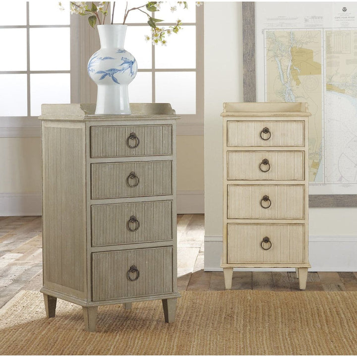 Gustavian Bedside Cabinet-Modern History-MODERN-MH377F01-NightstandsAntique Grey-2-France and Son