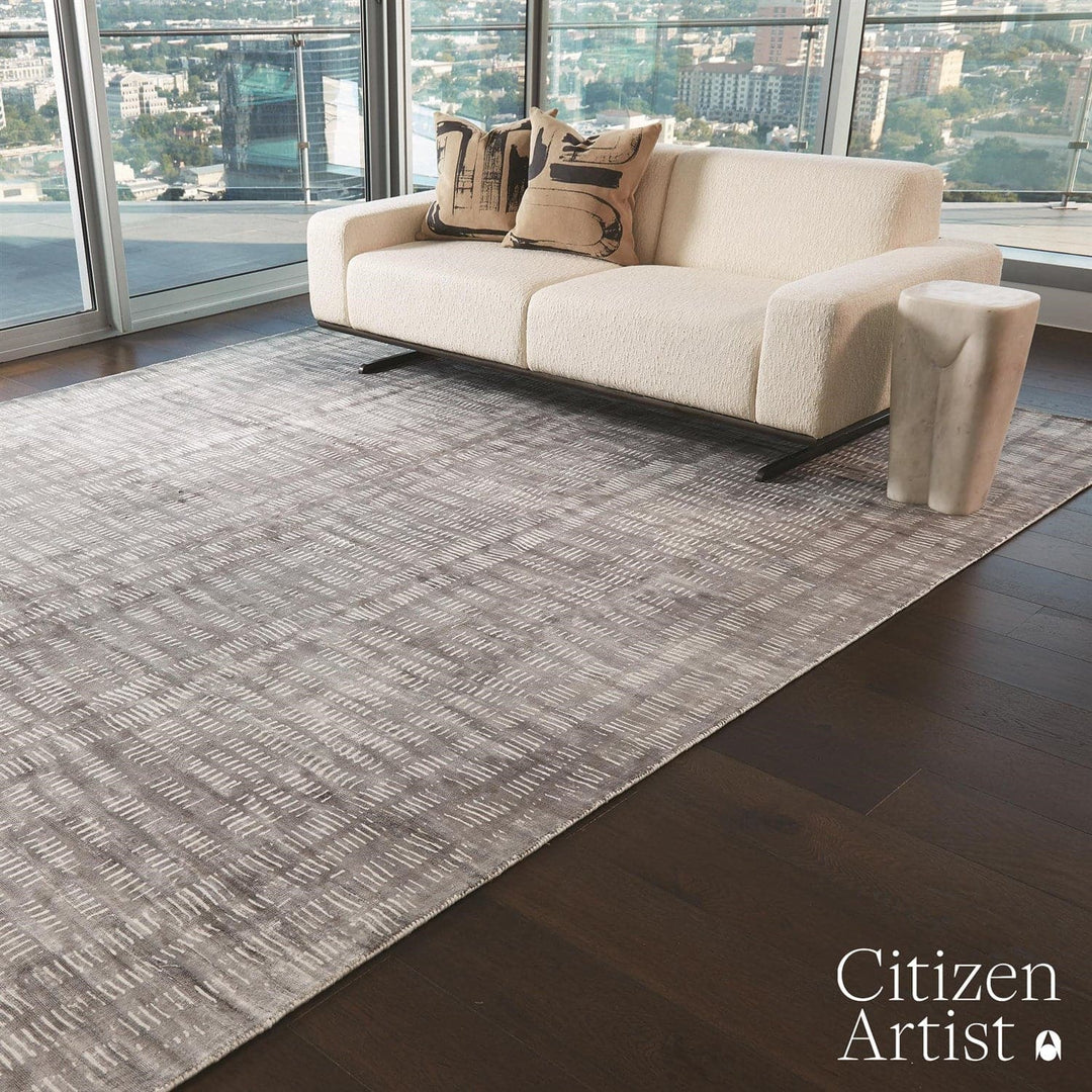 Frequency Rug - Cream/Charcoal - 11 x 14-Global Views-GVSA-FDS9.90063-Rugs11 x 14-Cream-6-France and Son