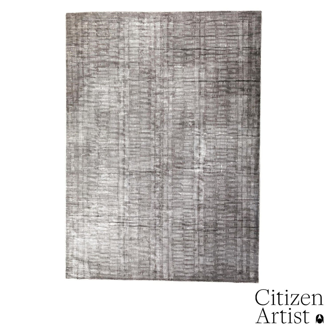 Frequency Rug - Cream/Charcoal - 11 x 14-Global Views-GVSA-FDS9.90062-Rugs11 x 14-Charcoal-4-France and Son