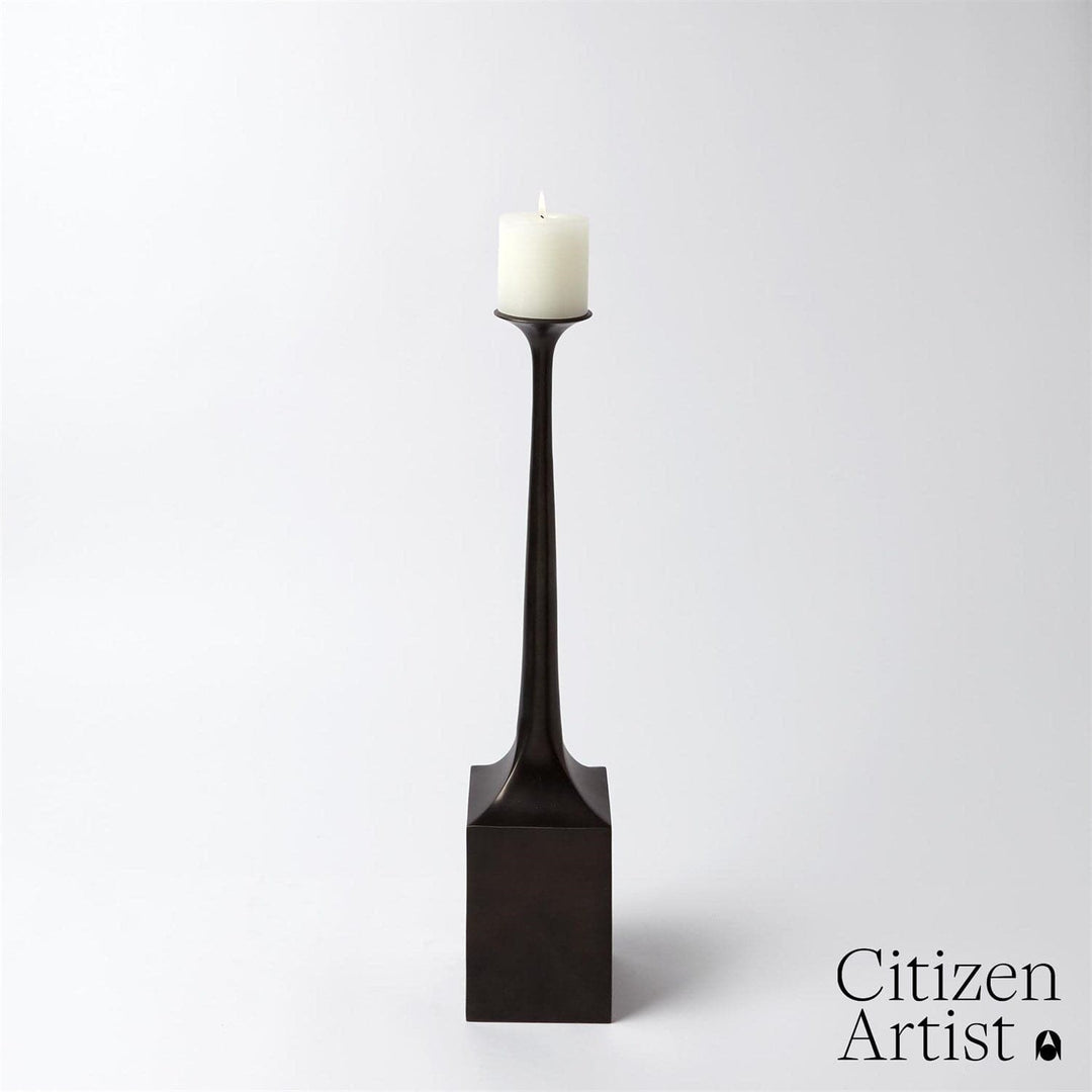 Giac C/S-Global Views-GVSA-FDS9.90046-Candle HoldersLarge-White Bronze-9-France and Son