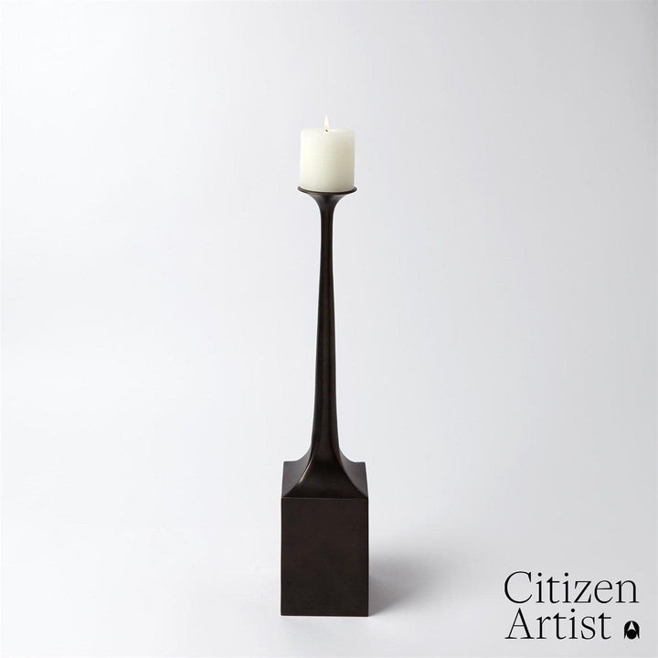 Giac C/S-Global Views-GVSA-FDS9.90046-Candle HoldersLarge-White Bronze-9-France and Son