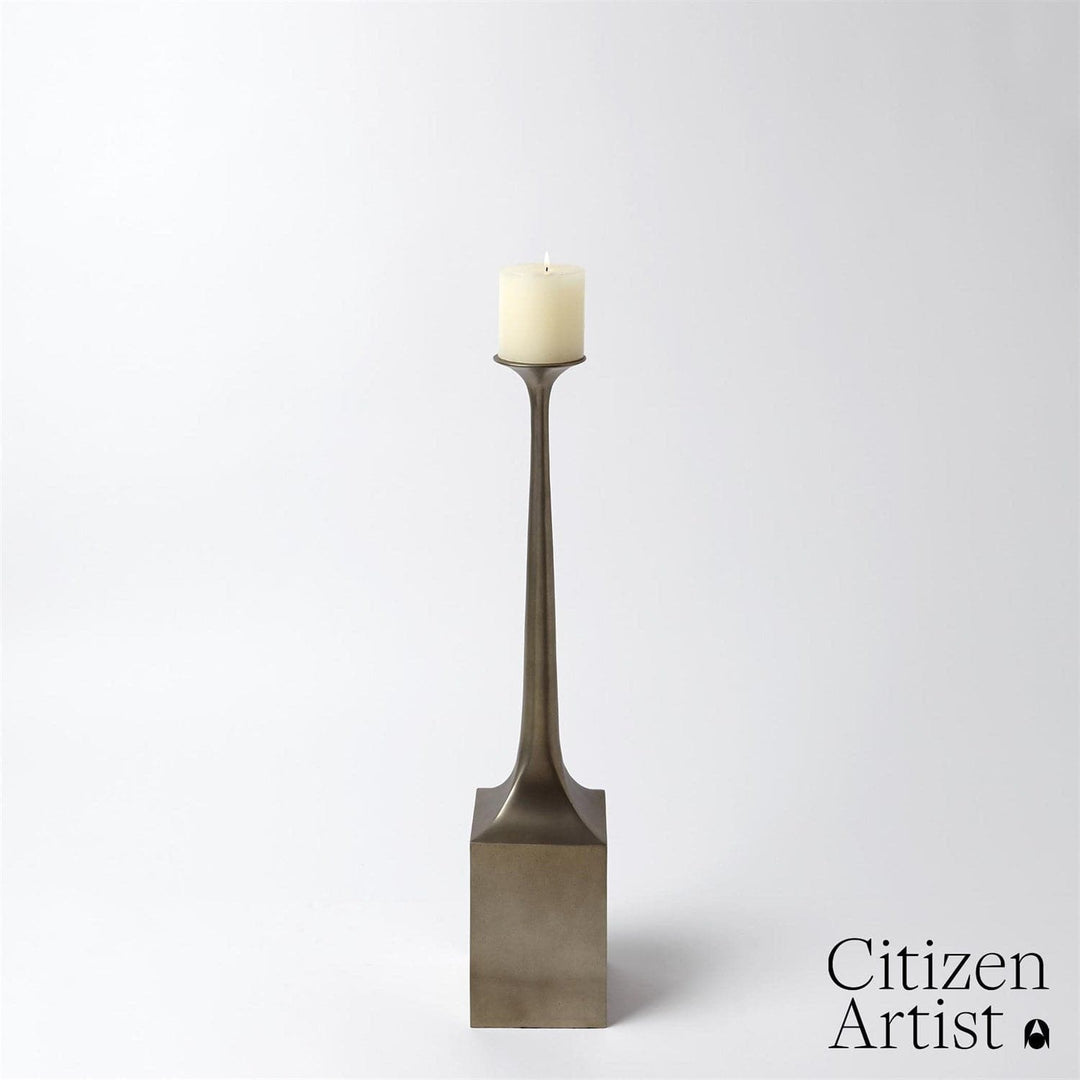 Giac C/S-Global Views-GVSA-FDS9.90046-Candle HoldersLarge-White Bronze-5-France and Son